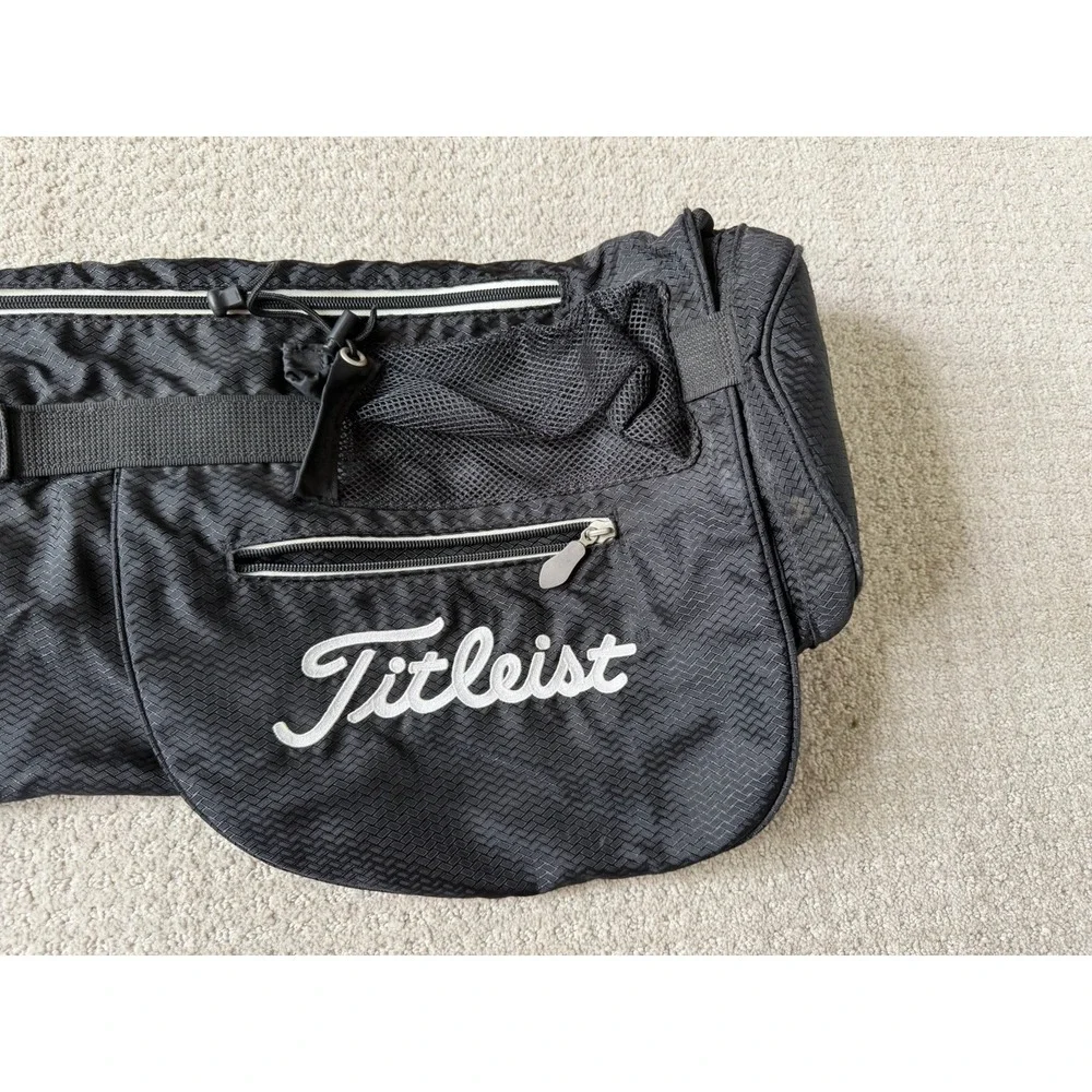 Titleist Black Sunday Carry Golf Bag Multiple Pockets *NO STRAP - Picture 6 of 9